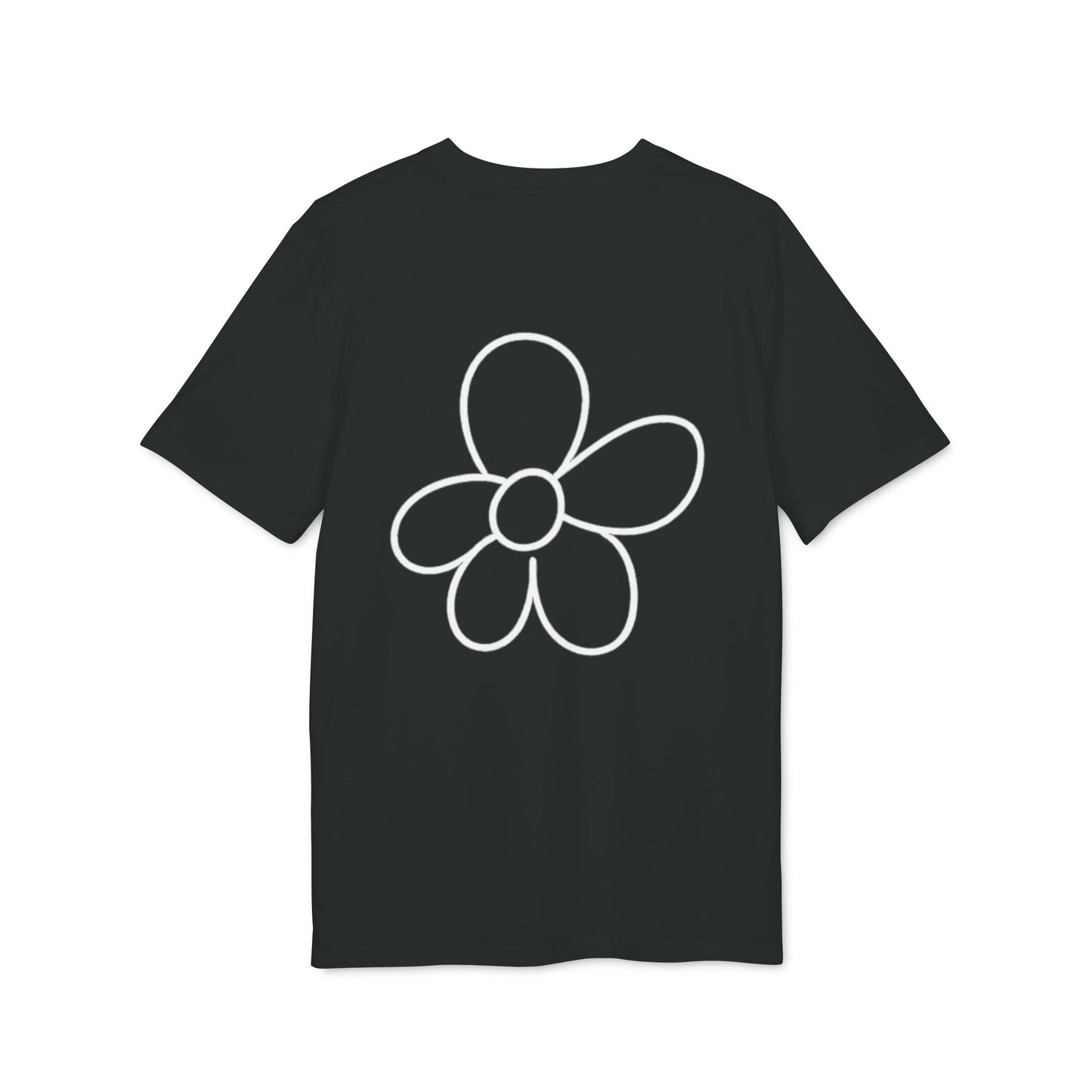 Unisex Flower Design T-Shirt