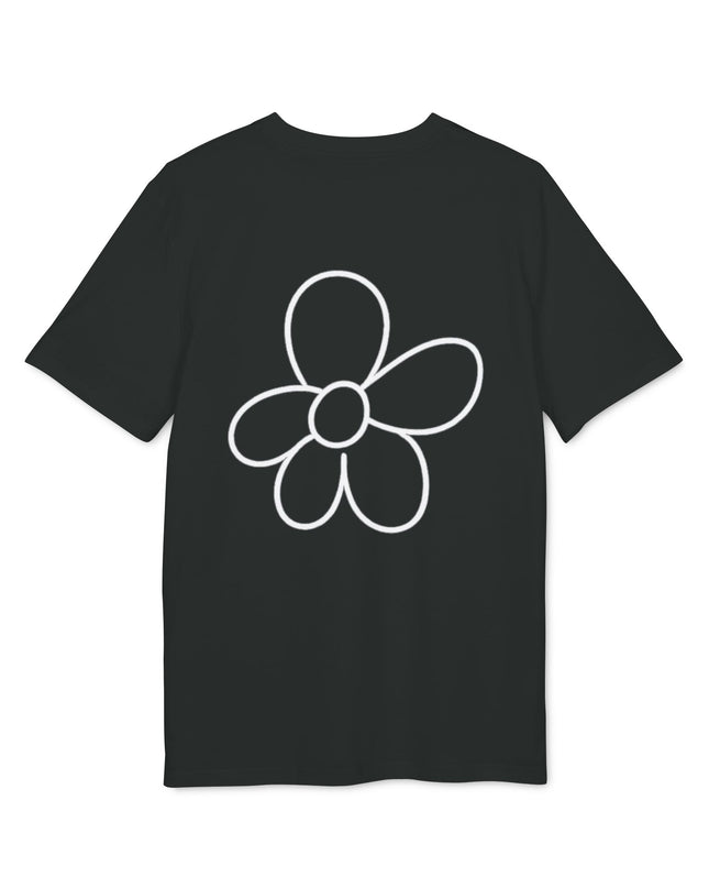 Unisex Flower Design T-Shirt