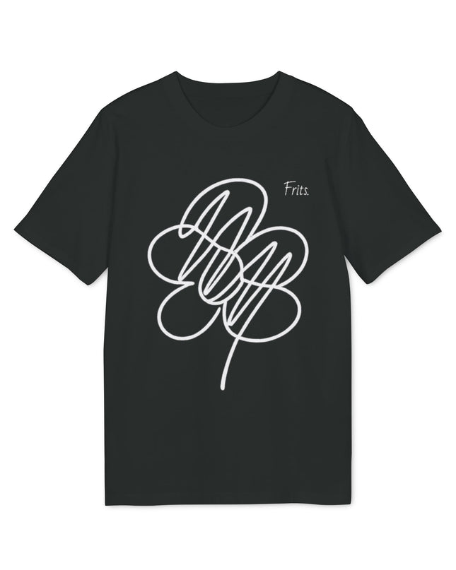 Unisex Flower Design T-Shirt