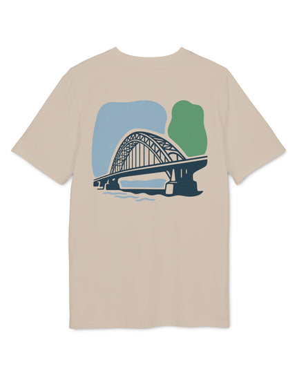 Waalbrug Nijmegen T-shirt - Originele  Frits logo